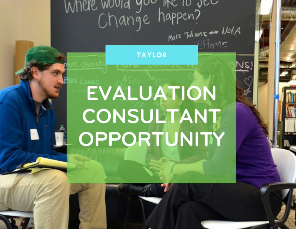 Request for Proposals: Evaluation Consultant