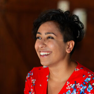 Image of Rae Stevenson, Visiting Assistant Professor at the Taylor Center for Social Innovation and Design Thinking